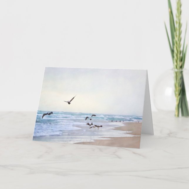 Vogelschutzkarte im Wasser Karte (Vorderseite)