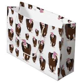 Vogelschutzmuster Große Geschenktüte