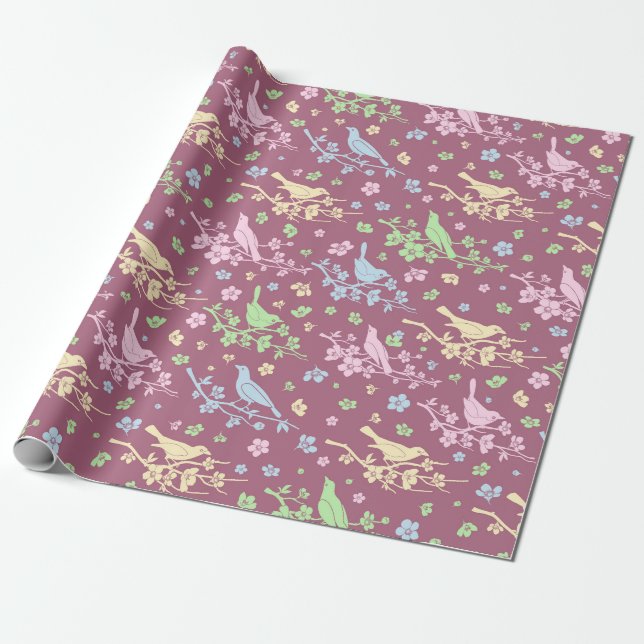 Vogelschutzpapier Geschenkpapier (Ungerollt)