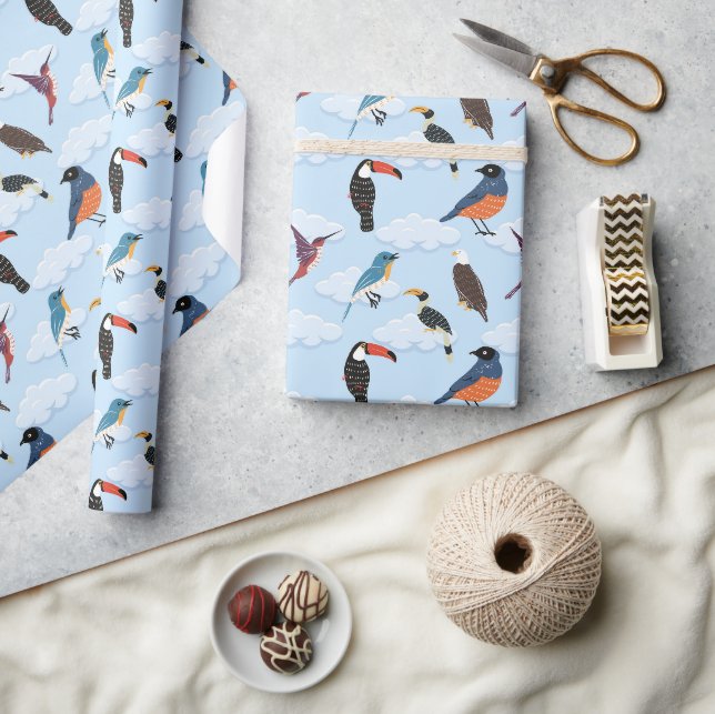 Vogelschutzpapier Geschenkpapier (Kunsthandwerk)