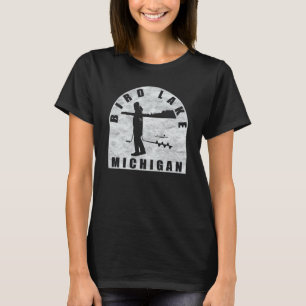 Vogelsee Eisfischen Michigan T-Shirt