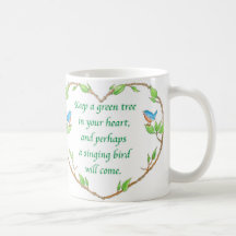 Vogelsprichwort-Tasse