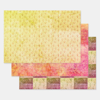 Vogelspuren im Herbst Geschenkpapier Set