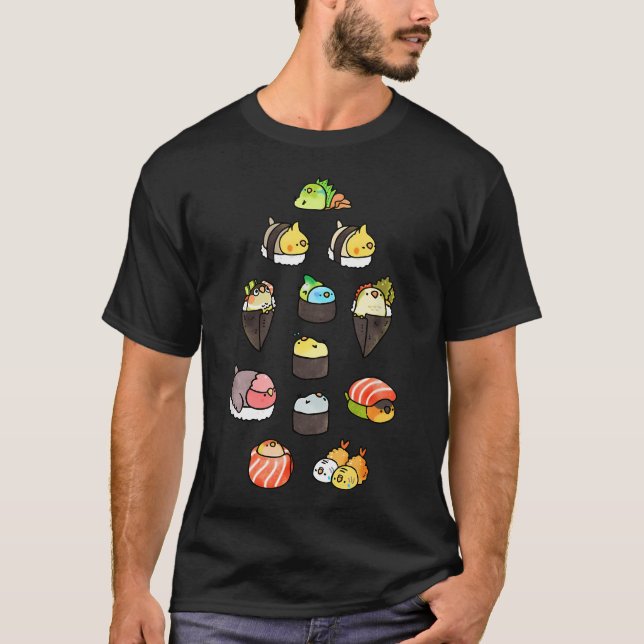 Vogelsushi T-Shirt (Vorderseite)