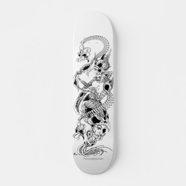 Vogeltodesangriff Skateboard (Vorne)