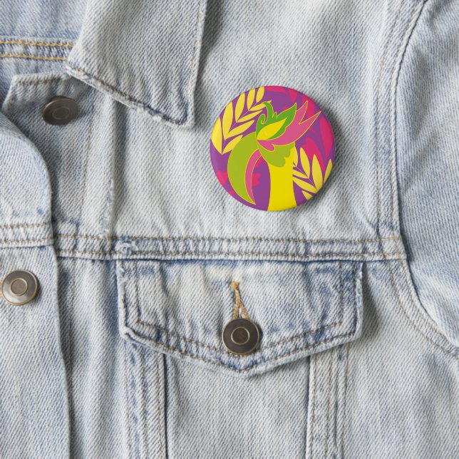 Vogelvogel Button (Beispiel)