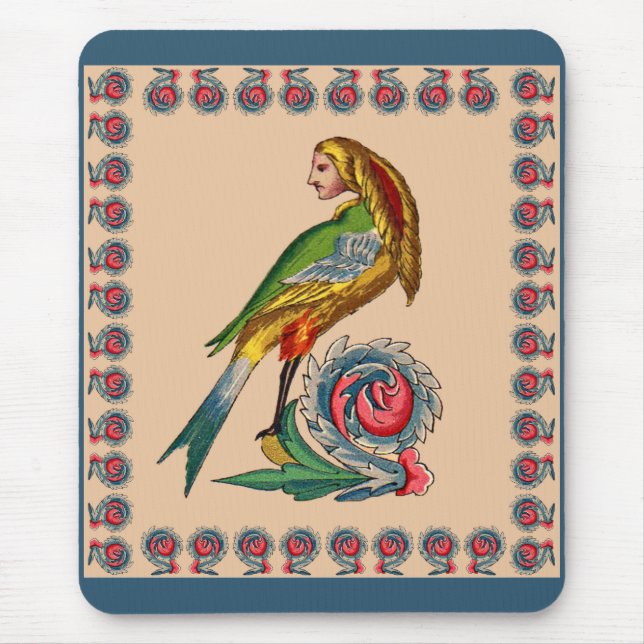 Vogelvogel Mousepad (Vorne)