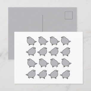 Vogelvögel Postkarte