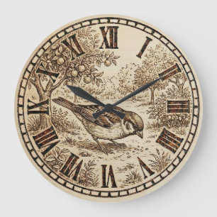 Vogelwanduhr Große Wanduhr