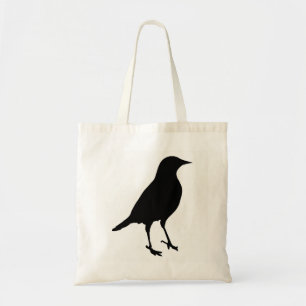 Vogelwelt-Silhouette Tragetasche