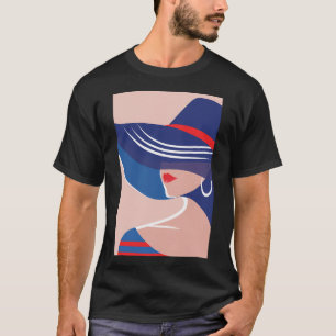 Vogue Poster Vogue Giro Vogue Vintag T-Shirt