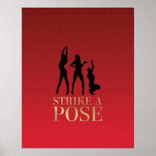Vogue Strike a Pose - DIY - Poster