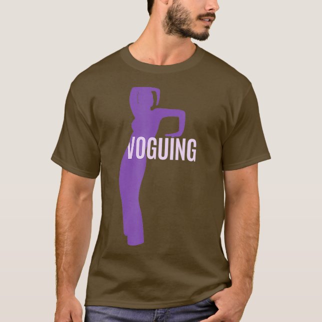 Voguing Drag Queen T-Shirt (Vorderseite)