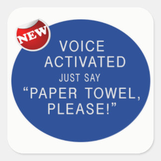 Voice Aktivierte Hand Drogerie Kurbel Sticker