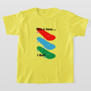 Voici comment je roule Design - T-shirt de base po