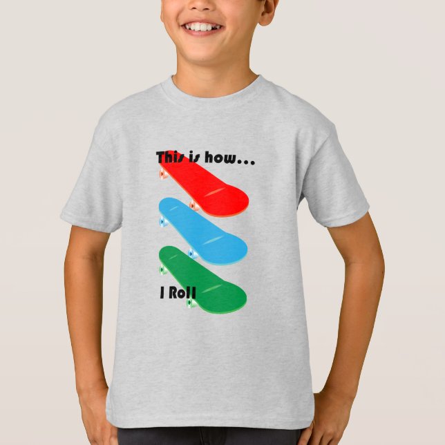 Voici comment je roule Design - T-shirt de base po (Devant)