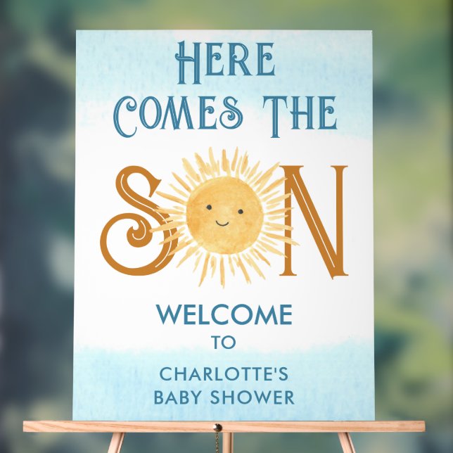 Voici L'Accueil Du Baby shower Son (Neutre)
