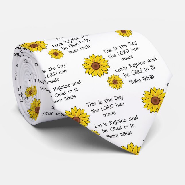 Voici le Cravate de tournesol du jour (Roulé)