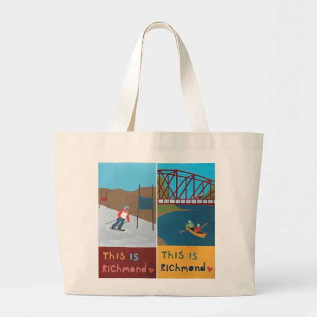 Voici le Sac fourre-tout Richmond (Conception #3) (Devant)