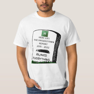 Voici le T-shirt du rapport Hagerstown