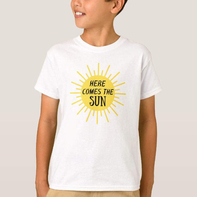 Voici Le T-Shirt Soleil (Devant)