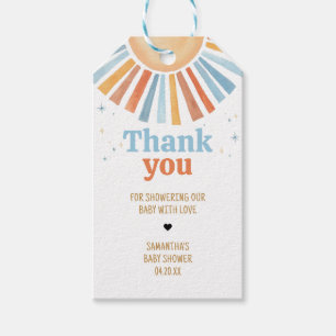 Voici les étiquettes Son Baby shower Favor