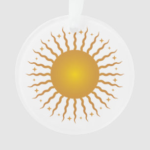 Voici L'Ornement Acrylique Du Soleil