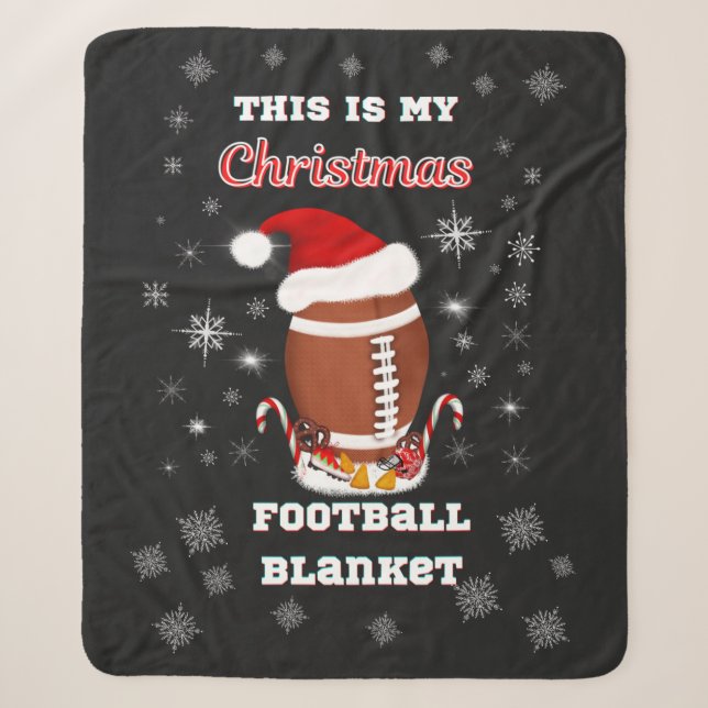 Voici ma couverture de football de Noël avec des c (Devant)