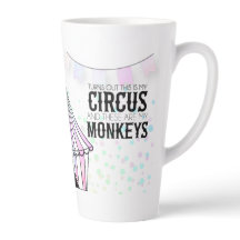 Voici mon cirque Latte Mug