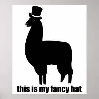Voici Mon Fantastique Poster De Llama Casquette