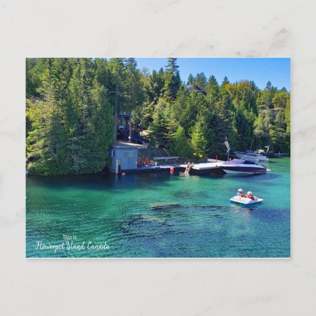 Voici Tobermory, Carte postale du Canada (Devant)