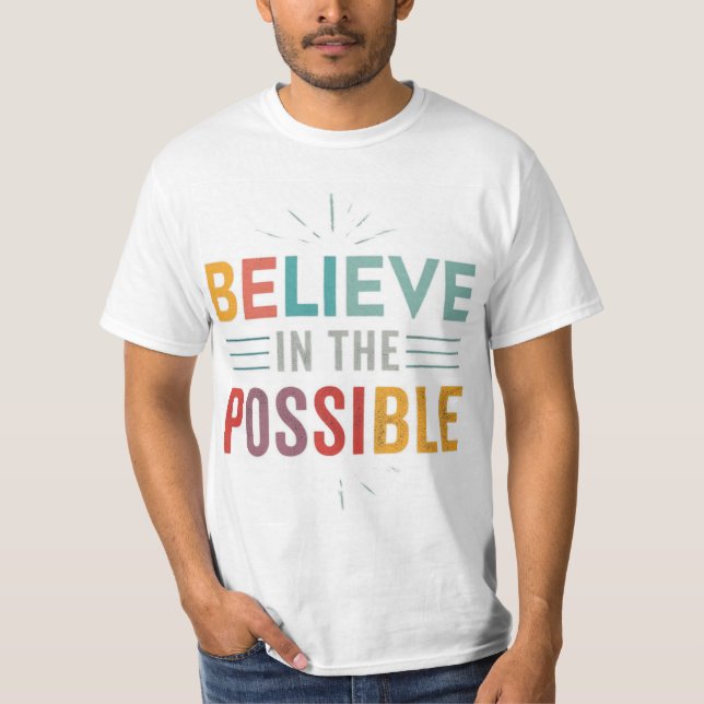 voici un dessin de t-shirt avec le texte "Croyez-m (Devant)