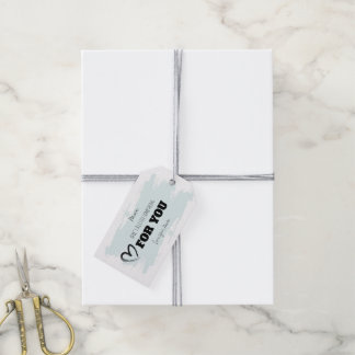 Voici une petite étiquette de cadeau