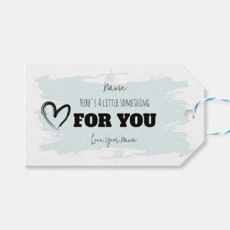 Voici une petite étiquette de cadeau "Something"