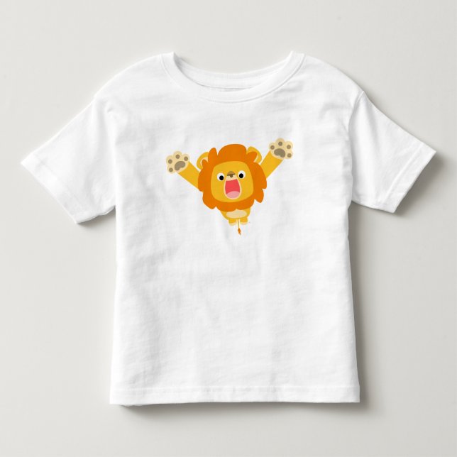 Voici venir le T-shirt d'enfants de problème (lion (Devant)