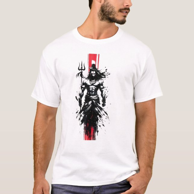 Void-Born Mahadev Die Karmesinrote Achse, wenn Sti T-Shirt (Vorderseite)