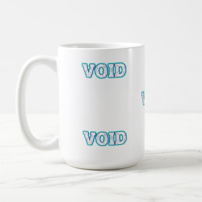 VOID//CRACKED: Betreten Sie den elektrischen Abgru Kaffeetasse (Links)