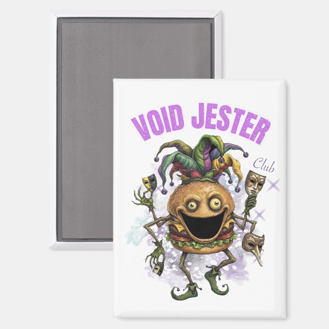 Void Jester Club - Freund Burger  Magnet (Vorderseite/Rückseite)