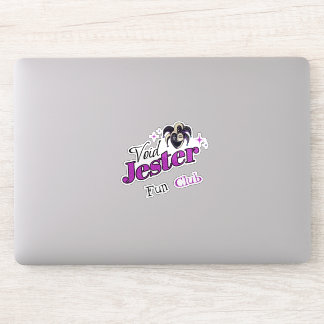 Void Jester Club – Lachender Chaos-Narr Aufkleber