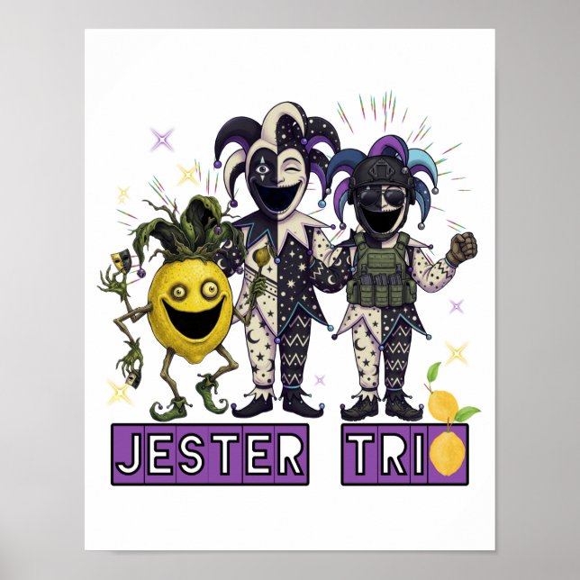 Void Jester Club Trio Poster (Vorne)