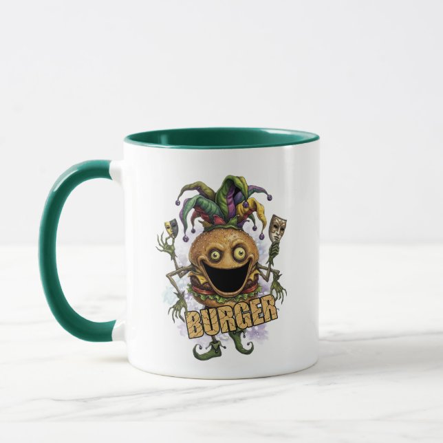 Void Jester Freund Burger Tasse (Links)