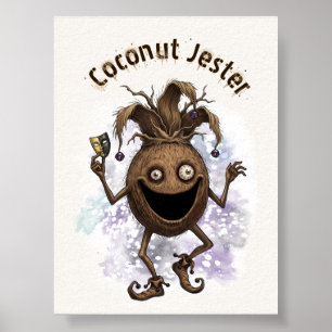 Void Jester Freund Kokosnuss Poster