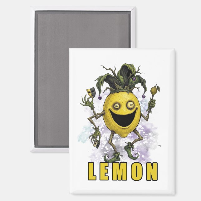Void Jester Freund Lemon Magnet (Vorderseite/Rückseite)