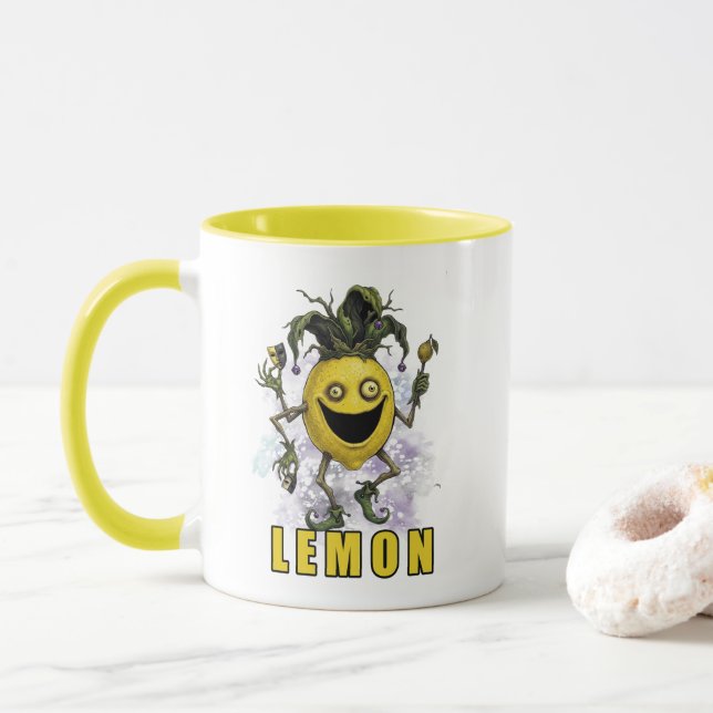Void Jester Freund Lemon Tasse (Mit Donut)