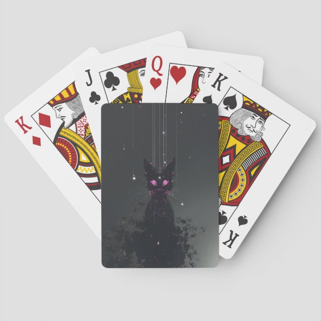 Void Kitty Playing Cards Spielkarten (Rückseite)