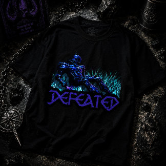 VoidForge "Besiegt" Dark Fantasy gefallener Ritter T-Shirt
