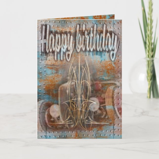 Voie de rat de carte d'anniversaire (Devant)