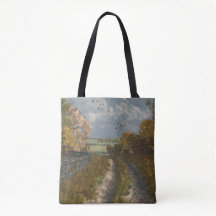 Voie nationale dans le Sac fourre-tout d'automne