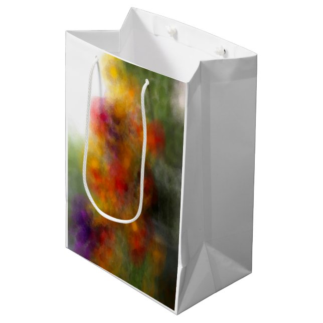 "Voila"-Geschenktasche Mittlere Geschenktüte (Vorderseite Schrägansicht)