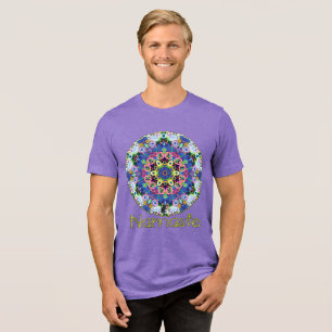 Voila Namaste Kaleidoskop T-Shirt Tri-Blend Shirt